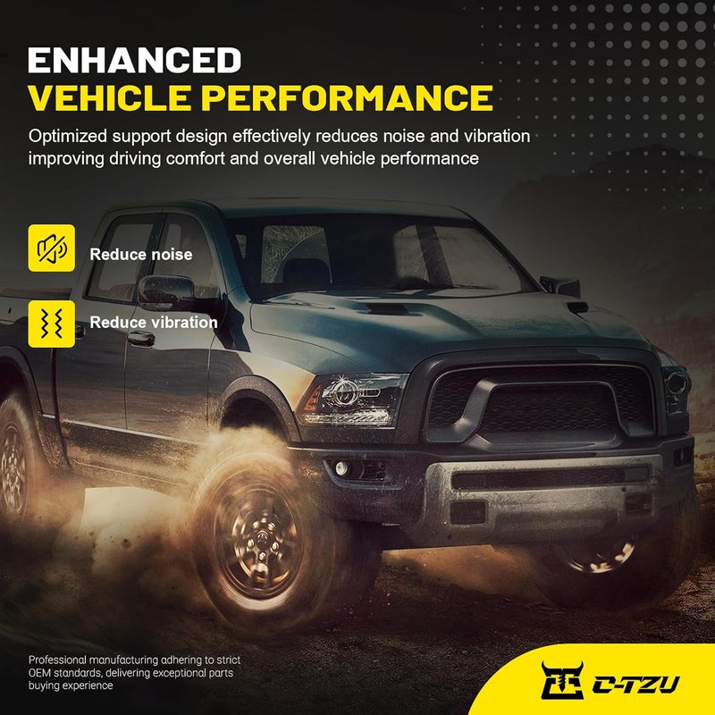 C-Tzu Rear Right Exhaust Bracket Muffler Support Assembly for 2019-2025 Ram 1500 (3.0L, 3.6L, 5.7L, 6.2L) - Passenger Side, Replaces 68395841AA - Image 2